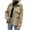 Khaki, variant on Defitshape Women's Fashion Shacket Coat Shackets Shirt Tops Button Down Jackets Outerwear Comfy Fall Khaki Medium
