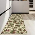 thumbnail image 4 of Beige Christmas Pine Cone Pattern Kitchen Rug Mat,Kitchen Runner Rugs Non Skid Washable,Decorative Kitchen Floor Mats for Kitchen,Sink,Laundry,17"X47", 4 of 5