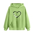 thumbnail image 5 of SELONE Kids Sweatshirts Pullover Long Sleeve Sweatshirt Heart Print Hoodies Fall Winter Warm Clothes with Pockets 5-15Y, 5 of 6