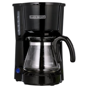BLACK+DECKER 5-Cup Compact Coffee Maker, Black