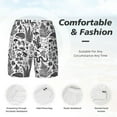 thumbnail image 3 of Balery Fall Forest Mens Swim Trunks Swim Shorts for Men Quick Dry Inseam Beach Shorts with Compression Liner Pocket-X-Large, 3 of 9