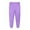Purple, variant on AWZXDE Kids Pants Casual Loose Pure Color Sleep Pants Long Trousers with Elastic Waist for Boys and Girls Home Wear Hot Pink,11-12 Years
