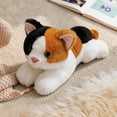 thumbnail image 5 of Fluffy Cat Stuffed Farm Animal Cuddle  Kitty 3color Cat Plush Toys Creamy Cat Soft Dolls Huggable Plushie Presents, 5 of 5