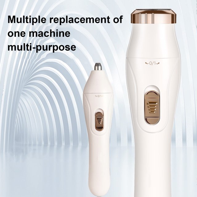 3-In-1 Multifunctional Electric Shaver with 3 Heads USB Rechargeable Portable Face Body Bikini Area Arm Leg Hair Removal Epilator Razor Trimmer
