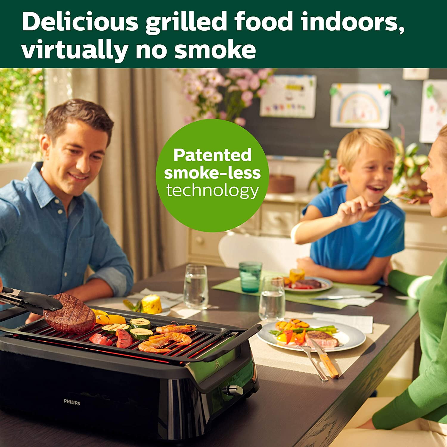 Philips Smoke-less Electric Infrared Indoor Grill