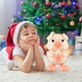 thumbnail image 3 of TIELUTT Cute Bunny/Pig Musical Toys | Light Up Musical Crawling Toys | Music Development Interactive Toddler Learning Ages 2-4 Multiplication Alphabet Board Wooden 100s Chart Board Games for Toddlers, 3 of 5