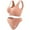 Pink, variant on KIHOUT Womens Bras Clearance Women's Non Steel Ring Gathered Seamless Suspender Breathable Gathered Sports Underwear Underwear Set