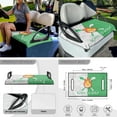thumbnail image 3 of Jeiento Born to Golf 4 PCS Golf Cart Seat Cover Set with Golf Cart Steering Wheel Cover Golf Cart Flags Golf Cart Seat Towel Blanket Steering Wheel Cover Protector Golf Cart Banner, 3 of 5