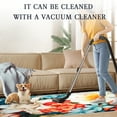 thumbnail image 4 of Living Room Bedroom Area Rugs Vintage Rectangle Household Carpet Soft Short Pile Large Rug,Easy Care And Dirt Resistant Slip Machine Washable Rug (160X230CM, 4 of 7