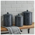 thumbnail image 2 of CintBllTer Granite Enamelware Canisters Set Gray, 2 of 3