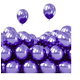 thumbnail image 2 of Globos Laolis 10 Redondos Metálicos 100 Pcs Decoración Xtellar morado, 2 of 3