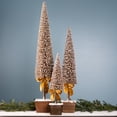 thumbnail image 3 of Melrose 87414 Potted Christmas Tree, Set of 3, 39-inch Height, Plastic, 3 of 4