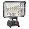 thumbnail image 1 of Luz De Trabajo LED, Luz De Trabajo LED Inalámbrica Con 2 Puertos USB Con Batería De 18 V Para Caminar, 1 of 7
