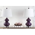thumbnail image 3 of Safavieh Eva Double Gourd Glass Lamp in Dark Purple (Set Of 2), 3 of 5