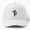 White, variant on Warpath Baseball Cap, Battle Route Statement Graphic Design, Classic Hat