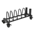thumbnail image 2 of S SERENABLE Barbell Rack Equipment Commercial Gym Workout Practical Barbell Storage Rack S Swivel Casters, 2 of 9