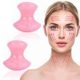 thumbnail image 1 of Ganfancp Gua Sha Piedra Setas Forma Masaje Demasiado Cuarzo Rosa Gua Sha Piedra para Arrugas Eliminación Facial/Cuello Spa Ojo Relajante/Delicado Rostro 3Pc Ofertas Del Día 3 Piedras Raspadoras, 1 of 1