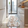 thumbnail image 4 of White Pioneer Flower and Paisley Pattern Kitchen Rug Mat,Kitchen Runner Rugs Non Skid Washable,Decorative Kitchen Floor Mats for Kitchen,Sink,Laundry,17"x47.2", 4 of 7