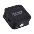 thumbnail image 1 of Divisor óptico Digital Toslink SPDIF 1 en 3 salidas, divisor de Audio óptico portátil, 3 puertos para reproductor de altavoces, cine en casa, 1 of 8