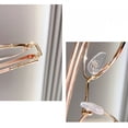 thumbnail image 7 of HBMYN Women Round Reading Glasses Metal Blue Light Blocking Readers Red Presbyopic Glasses Eyeglass Frame Blue Light Glasses for Computer Use, 7 of 7
