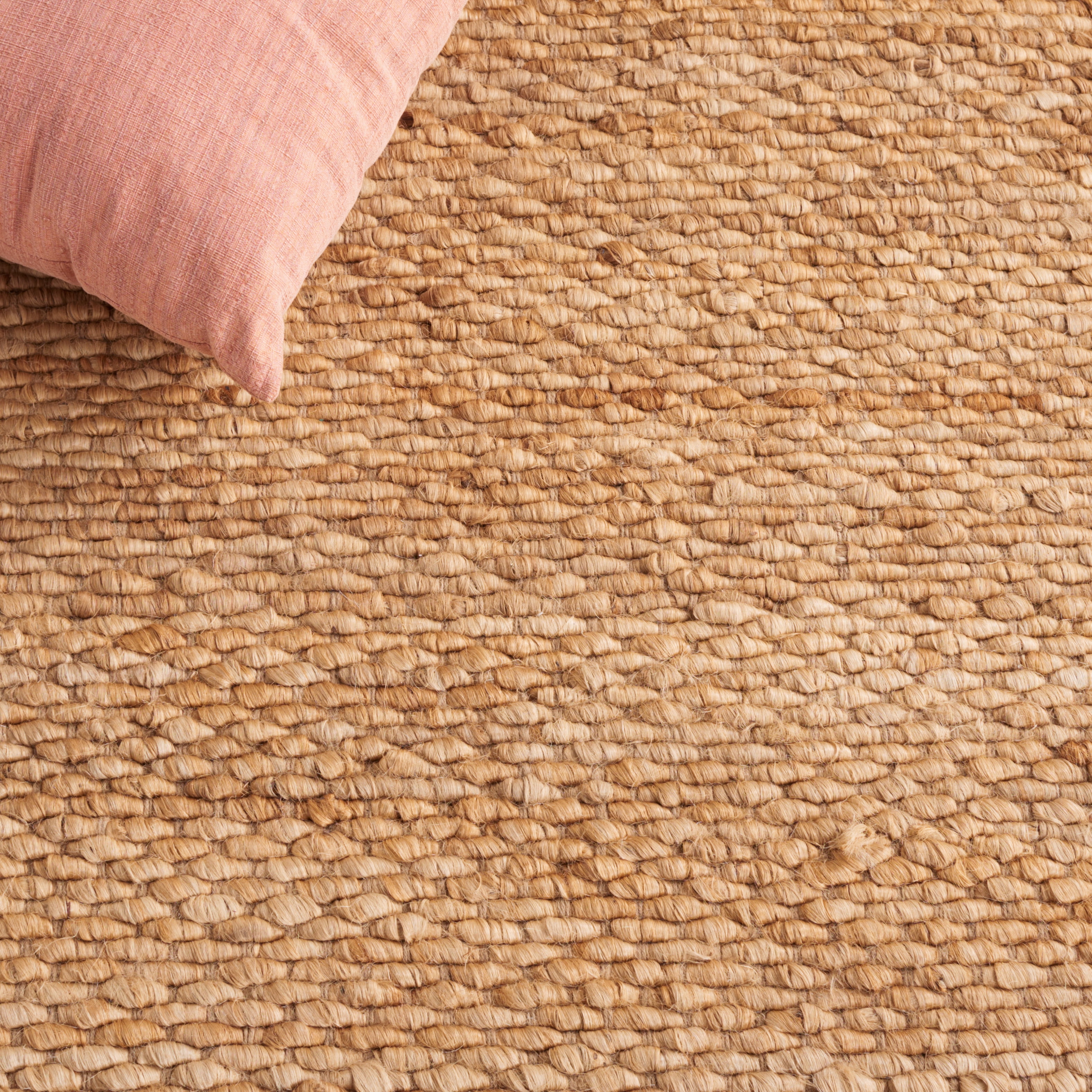 SAFAVIEH Natural Fiber Bryon Braided Jute Area Rug, Natural, 6' x 9'