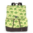 thumbnail image 1 of Balery Funny Frogs Mochila de Cuero para Mujeres, Gran Capacidad, Bolsa de Viaje Multifuncional, Mochila de Cuero y Bolsa de Hombro para Mujeres, 1 of 4