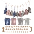 thumbnail image 6 of 1 Set of Christmas Gift Wrapping Bag Candy Bags Xmas Treats Bags Portable Party Present Bags, 6 of 7