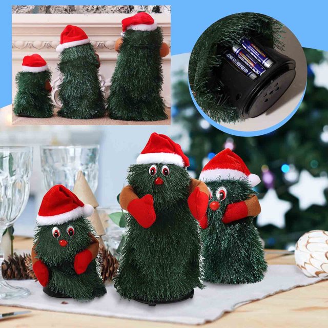 Fiudx Muñeco Navideño de Papá Noel, Juguete Musical Bailarín, Alegre Papá Noel Rojo, Decoración Festiva, Regalo de Año Nuevo, Alegría Navideña, Funciona con Pilas, Divertido para Celebraciones Famili