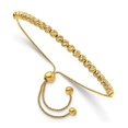 thumbnail image 1 of Diamond2Deal 14K Yellow Gold Beaded Bolo Bracelet for Women, 1 of 5