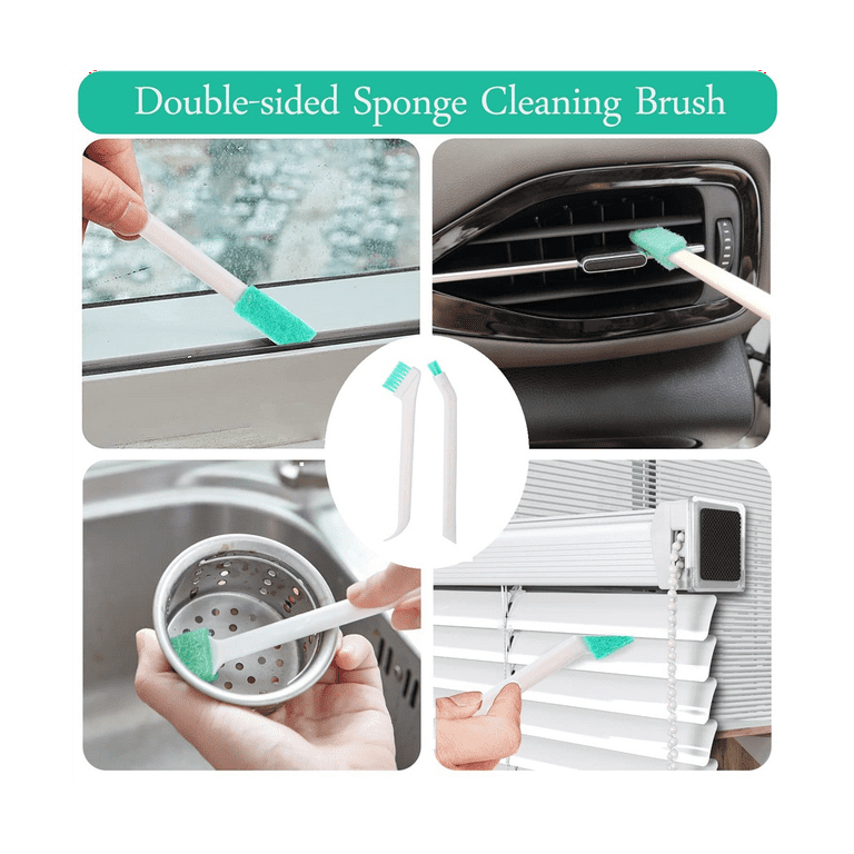 Small Cleaning Brushes for Household, Crevice Cleaning Tool Set of