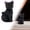 D, variant on Halloween Witch Black Cat Resin Statue, Tabletop Decorative Figurine for Mantel Shelf Desk