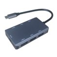 thumbnail image 4 of Concentrador USB Windfall de 6 puertos USB 2.0/3.0, adaptador y convertidor de cable divisor de alta velocidad., 4 of 6