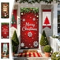thumbnail image 7 of SLYNSHome Christmas Door Cover Decoration Christmas Snowmen Background Hanging Banner Xmas Decoration for Home, 7 of 7