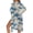 Blue Floral Cloud Print, variant on SEANATIVE Summer Beach Coverup for Women Swimsuit Kimono Flowy Lightweight Open Front Beach Cover Up Soft Swimsuit Coverups for Poolside Party, Pink-Violet Flower