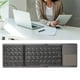 thumbnail image 5 of Teclado plegable teclado de viaje Teclado inalámbrico portátil con panel táctil Pantalla de bloqueo Diseño de tres pliegues de alta seguridad Mini teclado de bolsillo para ANGGREK  Otros, 5 of 8