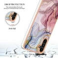 thumbnail image 5 of SaniMore Electroplated Marble Case for Samsung Galaxy A25, Shockproof Protection Cover Support Magnetic Wireless Charging Soft TPU Bumper Transparent Ultra-Slim for Samsung A25, Rose, 5 of 6