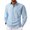 Light Blue, variant on Men's Shirts Casual Fashion Long Sleeves Button Down Shirt Lightweight Comfortable Business Vacation Tops