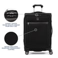 thumbnail image 3 of Equipaje Travelpro Platinum Elite Softside de 25 pulgadas, color negro, 3 of 7