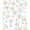 White, Pattern 4, variant on ODIKA 4' x 6' Machine Washable Non-Slip Area Rug, Kawaii house High Traffic Rug, Green, 698907