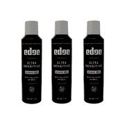 Edge Ultra Sensitive Shave Gel With Oat Meal, Fragrance Free - 7 Oz, 3 Pack