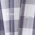 thumbnail image 4 of Buffalo Tier Curtains for Kitchen Windows, Thick Yarn Dyed Café Curtains, Buffalo Check Plaid Gingham Pattern Half Window Curtain Set for Bathroom, 28" x 24", Black/Red, Set of 2, 4 of 9