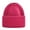 Hot Pink, variant on Women's Ponytail Beanie Hat Thick Warm Knit Cold Weather Cap for Running Outdoor Sports Winter High Bun Friendly Black One Size