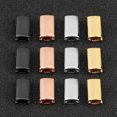 thumbnail image 4 of SHISUYAN 2PCS Metal DIY Jewelry Accessories Copper Beads Jewelry Making String Beads Creative DIY Loose Beads for Bracelet Anklet Necklace Making Rose Gold Inner Bore 2MM, 4 of 9