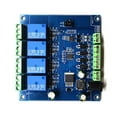 thumbnail image 5 of 6X Modbus RTU 4 Way Relay Module 7-24V Relay Module Switch RS485/TTL Input and Output with Anti Reverse Protection,6 x Relay Module,Blue, 5 of 6