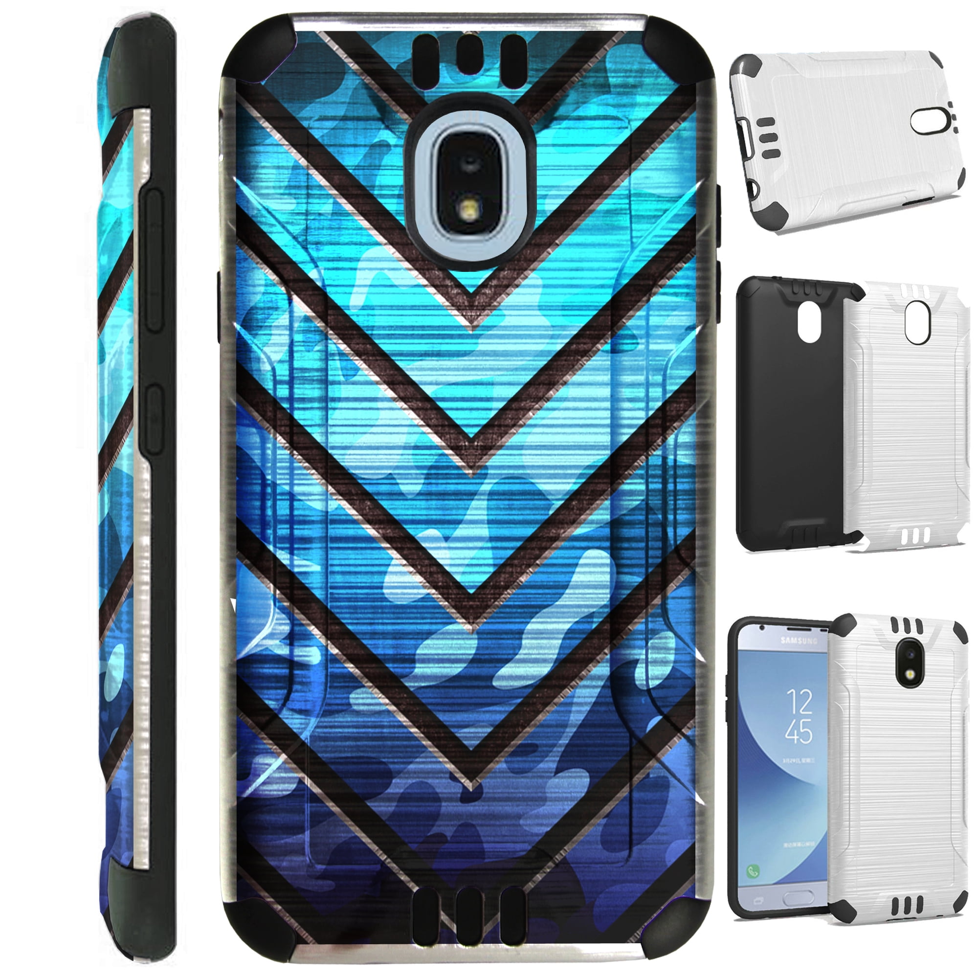 samsung j3 silver blue