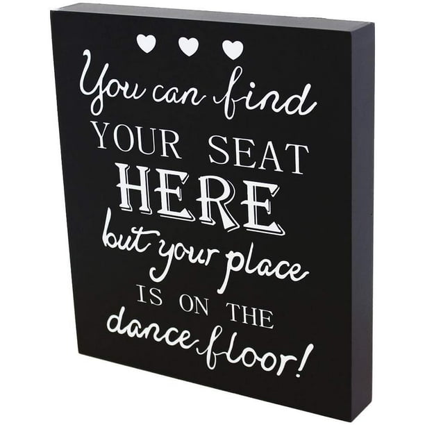 JennyGems Wedding Ceremony and Reception Wooden Sign Party