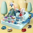thumbnail image 2 of Coche de carreras para niños, modelo de coche, pista de coche, juego de aventura, juego mental, mecánica, juguete de tren fundido a presiónzhangmengyaT205A 2cars+ zhangmengya unisex, 2 of 2