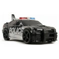 thumbnail image 5 of Vokodo Police Car Friction Powered 1:20 Scale With Lights Sirens And Sounds Durable Kids Rescue Emergency City Cop Vehicle Push And Go Pursuit SWAT Toy Pretend Play Great Gift For Children Boys Girls, 5 of 7