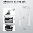 thumbnail image 3 of Suritch Case for Samsung Galaxy Buds3 / Buds3 Pro / Buds3 FE with Carabiner, Cleaning Kit and Removal Tool, Blue, 3 of 7