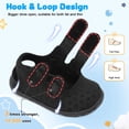 thumbnail image 6 of JOINFREE Baby Unisex Water Shoes Wide Breathable Flexible Swim Shoes, Black, 12-18 M Infant, 6 of 7